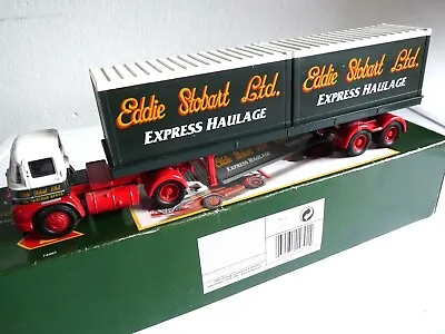 Eddlie Stobart Eddie S21 Artic Trailer With 2 Containers Mint • £30