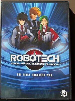 Robotech: The Macross Saga - The First Robotech War (DVD 2011 5-Disc Set) • $8