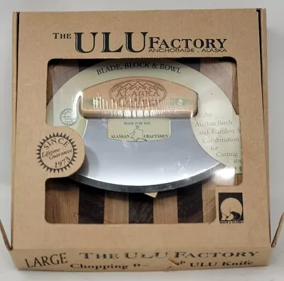 The ULU Factory - Blade Block & Bowl Set - Large - Made In Alaska - New!  • $25