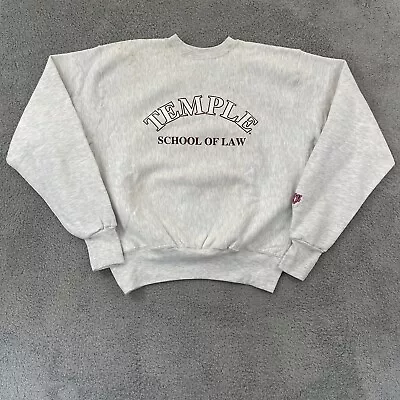 Vintage Temple Sweatshirt Adult XL Men’s College 90s MV Sport Pro Weave Heavy • $27.95