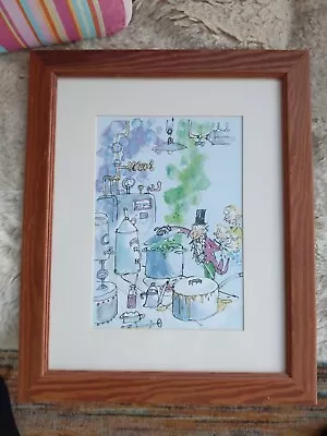 Quentin Blake. Charlie And The Chocolate Factory. A4 Framed Print.  • £49.99