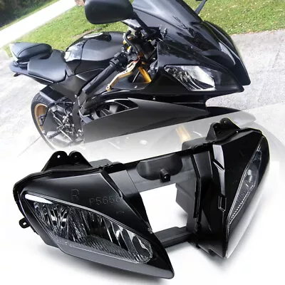 Fit For Yamaha 2006-2007 YZF R6 YZF-R6 YZFR6 Front Headlight Headlamp Assembly • $66.69