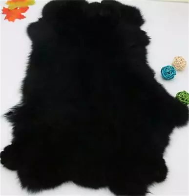1x High Grade Real Rabbit Fur Pelt Rabbit Skin For Pets Clothes Bag Shoes DIY US • $7.59