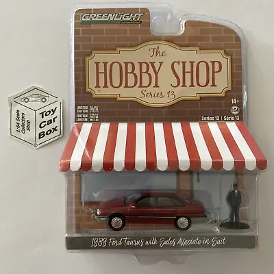 GREENLIGHT - 1989 Ford Taurus (Red - Hobby Shop Series 13) I99g • $17.95