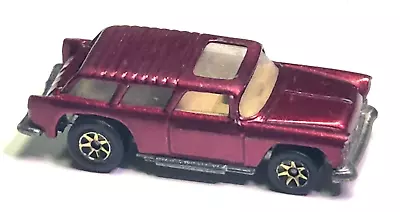 Vintage Hot Wheels 1969 Chevy Nomad Malaysia Maroon Blackwalls • $3.49