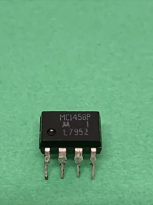 MC1458P1 Operational Amplifier Dual AMP Bipolar 8 Pin Plastic DIP LOT OF 3 • $9.95