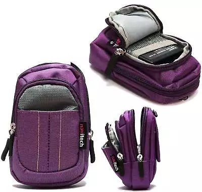 Navitech Purple Case For PANASONIC Lumix DC-TZ200EBS • $33.26