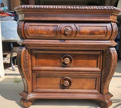 Montage Marble Top Nightstand Made With Wood .Walnut..800.00  For 2 Night Stand • $800