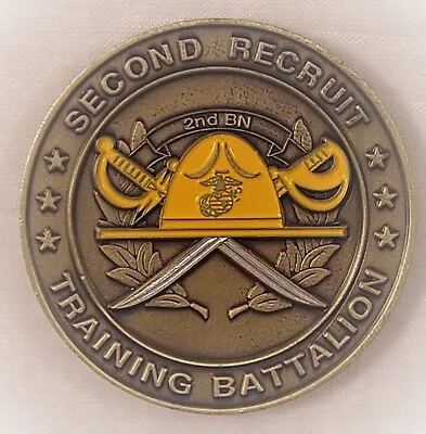 USMC US Marines Corps 2ND Recruit Training Battalion Challenge Coin - Free Ship • $14.99