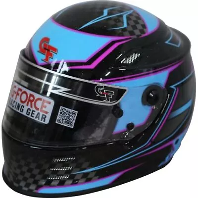 G-Force 13005XLGBU Race Driving Helmet REVO Full Black/Blue X-Large NEW • $364.65