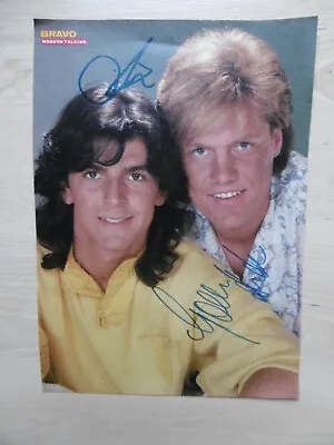 Modern Talking Band Signed 8x11 Inch Magazine-picture Autographs • $80