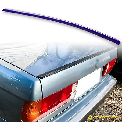 Fyralip Y21 Painted 045 Blue Trunk Lip Spoiler For BMW 3 Series E30 Coupe 82-90 • $77.56