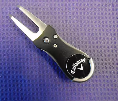Callaway Golf Double Sided Ball Marker W/ Magnetic Switch Blade Divot Tool NEW • $12.99
