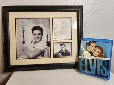 ELVIS PRESLEY BUNDLE Framed Movie Collectors Edition + Viva Las Vegas Blu-Ray • $14
