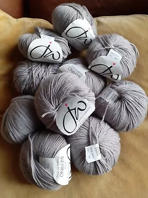 Gorgeous Lot Of Jenny Watson 11 X 50g Soft Grey Merino Wool • £19.99