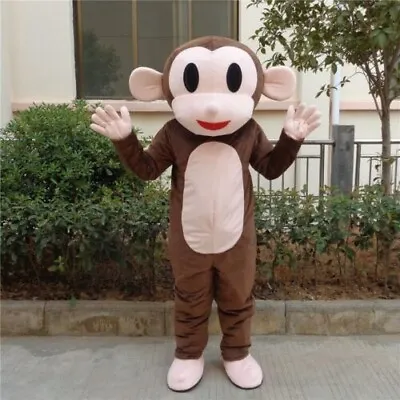 Monkey Mascot Costume Suit Cosplay Party Fancy Dress Advertising Halloween Adult • $150.99