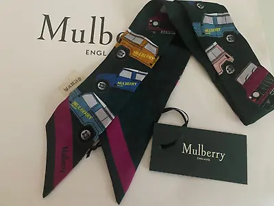 Mulberry England Ladies Trucks Bag Scarf & Mulberry Gift  Bag: Xmas Gift :  New • £62.16