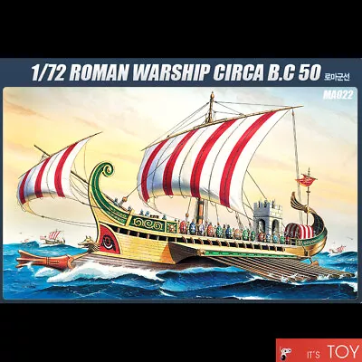 $32.34 • Buy Academy 1/72 Roman Warship Circa BC 50 Boat Plastic Model Kit #14207 MA022