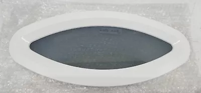 Bomar Marine Flagship Series Fixed Elliptical Portlight Window White # G618-1028 • $89.95