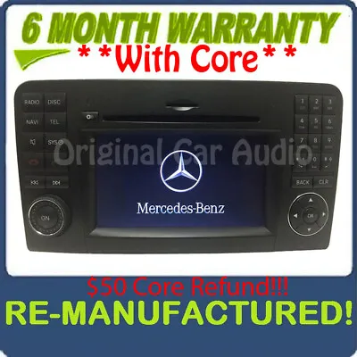 Reman 08 - 12 Mercedes-Benz ML GL Class OEM Navigation GPS AM FM Radio CD Player • $554