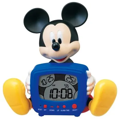 Alarm Clock Table Clock Digital 229 X 232 X 130mm Disney Disney Mickey Mouse FD4 • $79.35