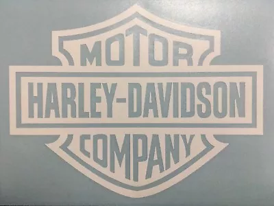 Harley Davidson Stickers Gloss White Vinyl Avery Graphics Small • $9.99