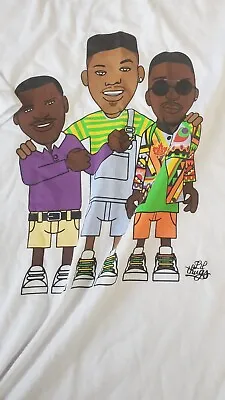 Fresh Prince Of Bel Air XL Will Smith Carlton Banks K1X Shirt 2000s Bape Style  • $45