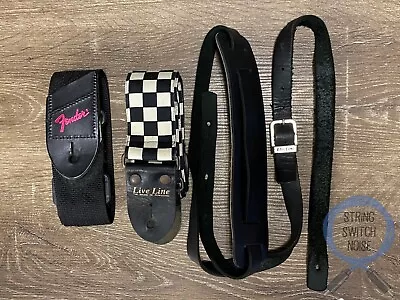 3 X Guitar Strap Pack -  Fender Live Line • $35