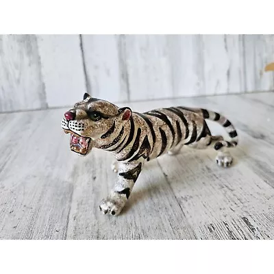 Lefton White Tiger Ceramic Cat Mcm African Vintage Statue • $31.27