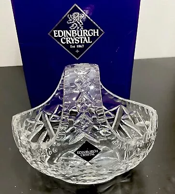 Edinburgh Crystal Continental   Ballantrae Basket  Inc Box • £8