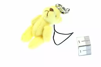 Teddy Bear Cell Phone Strap Miniblings Mobile Jewelry Plush Little Yellow • $27.48