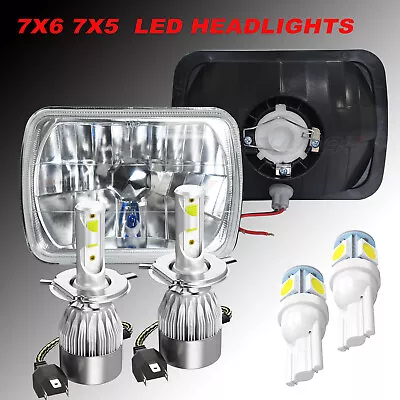 5x7  7x6  120W LED Headlight Hi/Lo Beam For Dodge D150 D250 D350 Ram 50 H4 Pair • $94.99