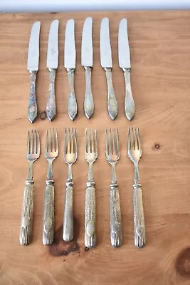 Walker Hall Cutlery X 12 Piece Sheffield Firth Stainless (O) • £15