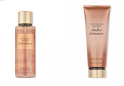 Victoria's Secret Amber Romance 8.4 Oz Body Mist And Lotion - NEW • $29.50