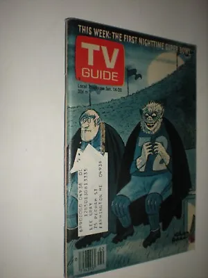 TV Guide January 1978 1st Nighttime Super Bowl Dallas Cowboys Charles Addams Cvr • £14.72