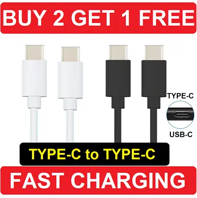 Fast Charging Type C To USB-C Heavy Duty Universal Phone Charger Data Cable Lead • $3.72