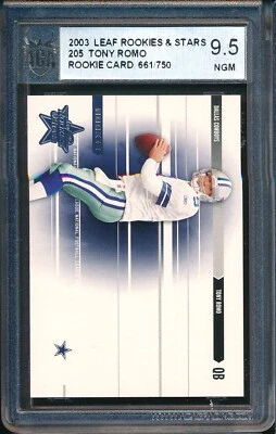 $1.25 • Buy 2003 Leaf R & S #205: TONY ROMO Rookie RC  Dallas Cowboys  /750 ~ ACA 9.5