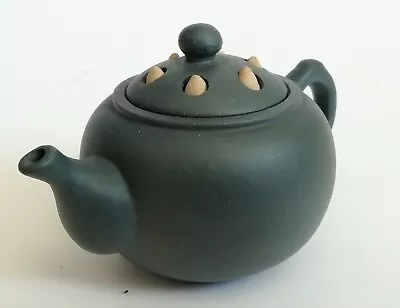 Yixing Teapot Oriental Clay Miniature - Seal Mark To Base • £55