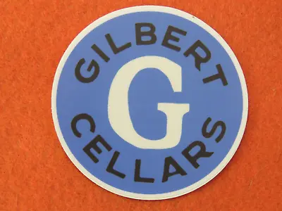 BEER Collectible STICKER ~ GILBERT CELLARS Winery ~ Yakima WASHINGTON • $2.97