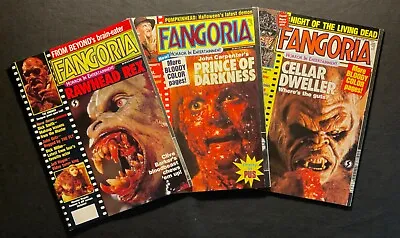 Fangoria Magazine - 3 Issue Lot - # 61 69 71  - Very Good To Excellent !!! • $40