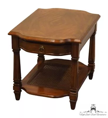 MERSMAN WALDRON Italian Provincial Bookmatched Walnut 20  Accent End Table • $505.99