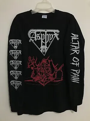 Asphyx Long Sleeve L Shirt Vile Sinister Malevolent Creation Hypocrisy Merciless • $32