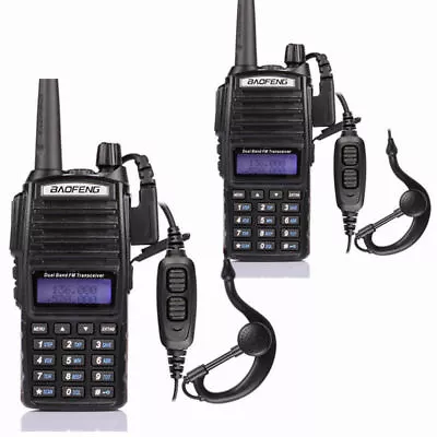 $59.99 • Buy 2Pack Baofeng UV-82L 2m/70cm Band VHF UHF FM Ham Two-way Radio Walkie Talkie