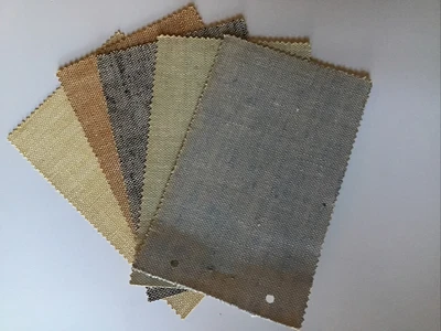 £11.14 • Buy Vintage Wallpaper Sample Deco-Fabs 1966 Tweed 5 Fun Crafting Colors