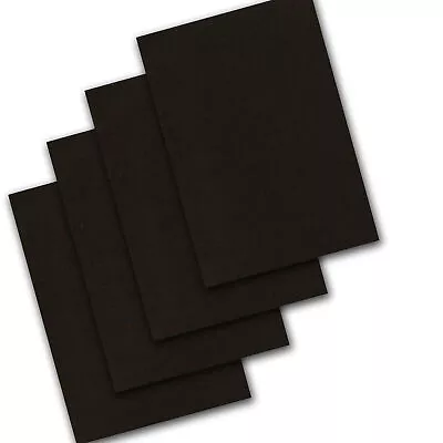 A4 BLACK CARD 160gsm SCRAPBOOK HALLOWEEN THICK PAPER SHEET • £2.69