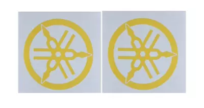 2 X Yamaha Tank Fairing Decal Stickers 60mm Oracal 651 Yellow Gloss YZF R6 R1 RD • $4.96