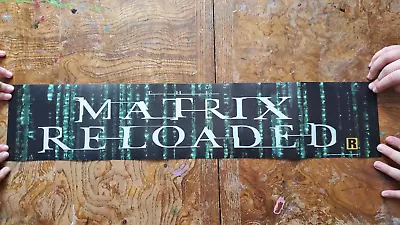 THE MATRIX Movie Poster Banner 6 X 18 • $8.50