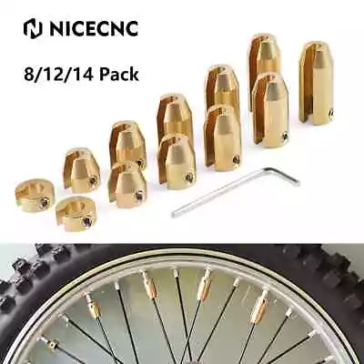 Universal Motorcycles Reusable Brass Wheel Spoke Balance Weight 14PCS 12PCS 8PCS • $17.89