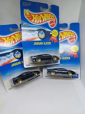 £22.23 • Buy 3 Hot Wheels Jaguar XJ220 203 Dark Blue