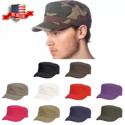 Military Hat Army Cadet Patrol Castro Cap Men Women Golf Driving Summer Castro • $12.99